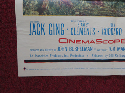 SNIPER'S RIDGE FOLDED US ONE SHEET POSTER JACK GING STANLEY CLEMENTS 1961 Rendezvous Cinema Movie posters