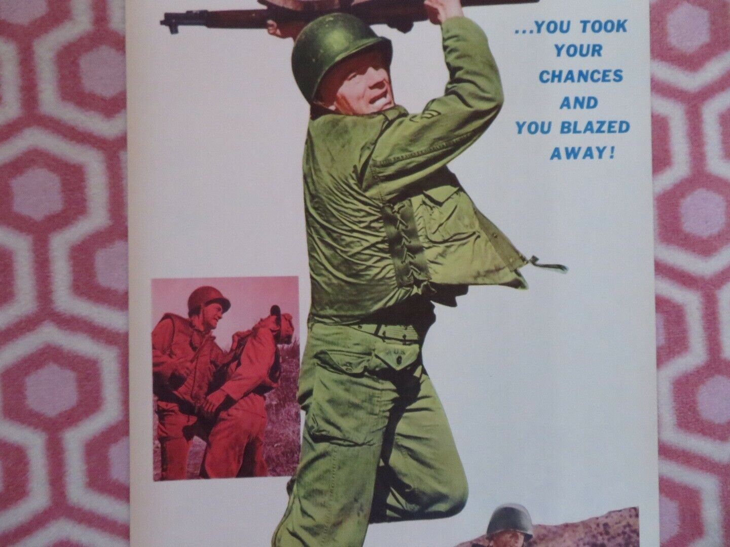 SNIPER'S RIDGE US INSERT (14"x 36") POSTER JACK GING JOHN GOODARD 1961 Movie posters