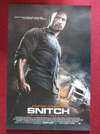 SNITCH US ONE SHEET ROLLED POSTER DWAYNE JOHNSON SUSAN SARANDON 2013 Movie posters