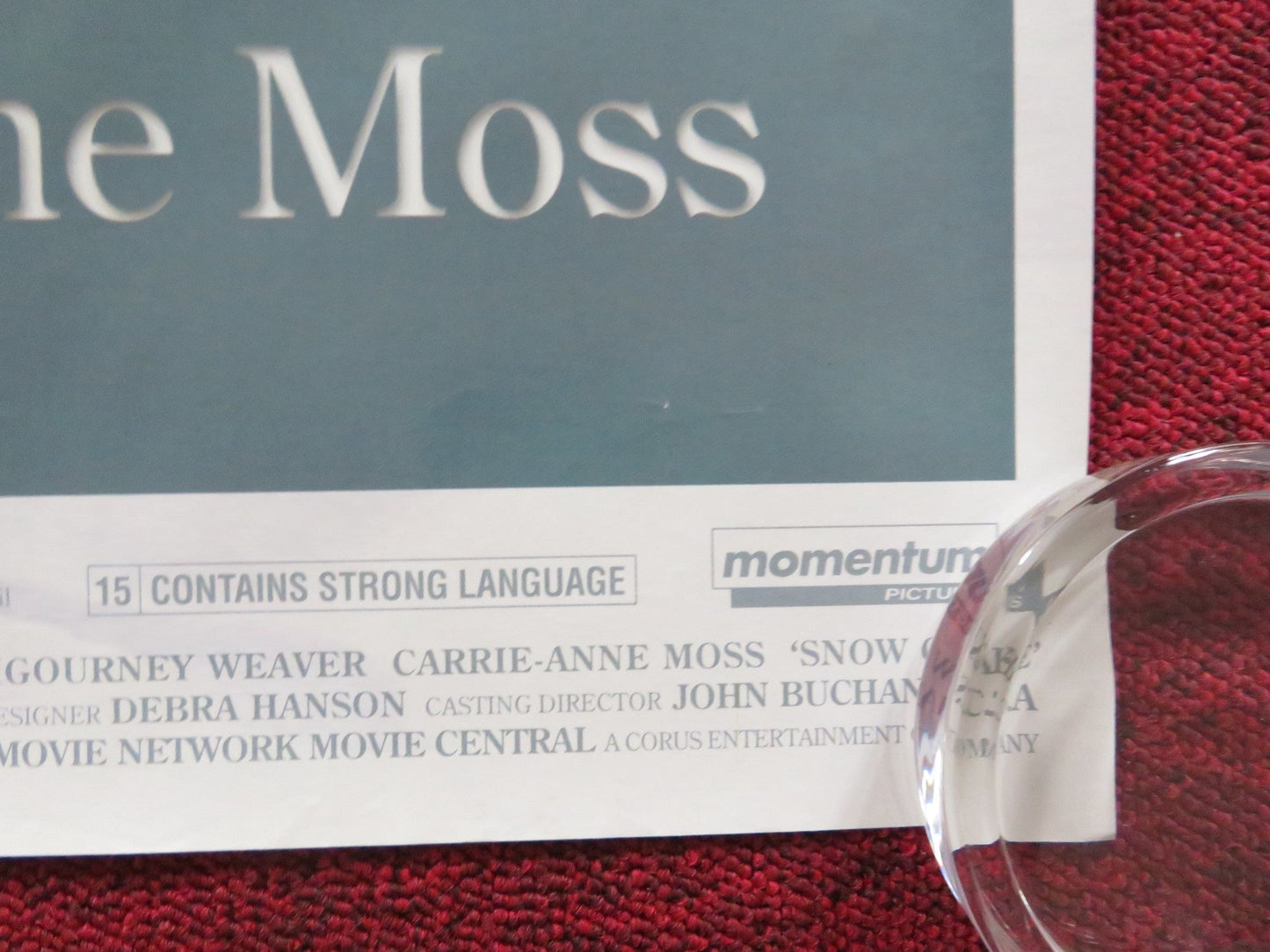 SNOW CAKE UK QUAD (30"x 40") ROLLED POSTER ALAN RICKMAN EMILY HAMPSHIRE 2006 Rendezvous Cinema Movie posters