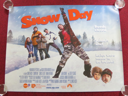 SNOW DAY UK QUAD (30"x 40") ROLLED POSTER CHRIS ELLIOTT MARK WEBBER 2000 Rendezvous Cinema Movie posters