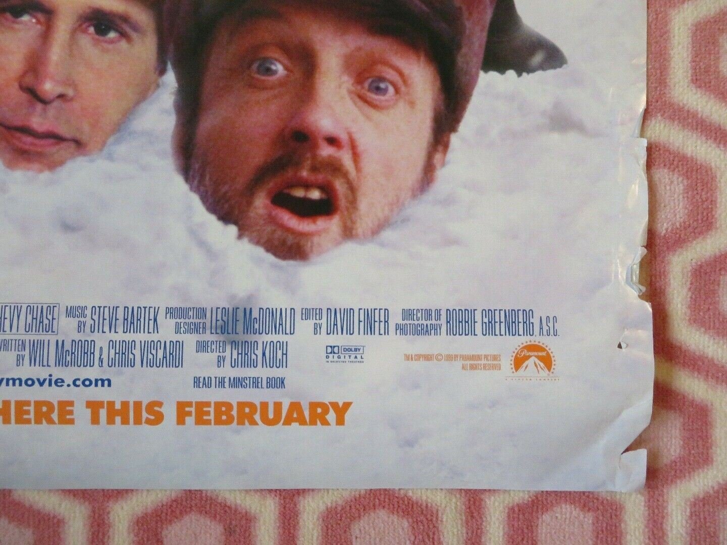 SNOW DAY US ONE SHEET ROLLED POSTER CHEVY CHASE CHRIS ELLIOTT 2000 Movie posters