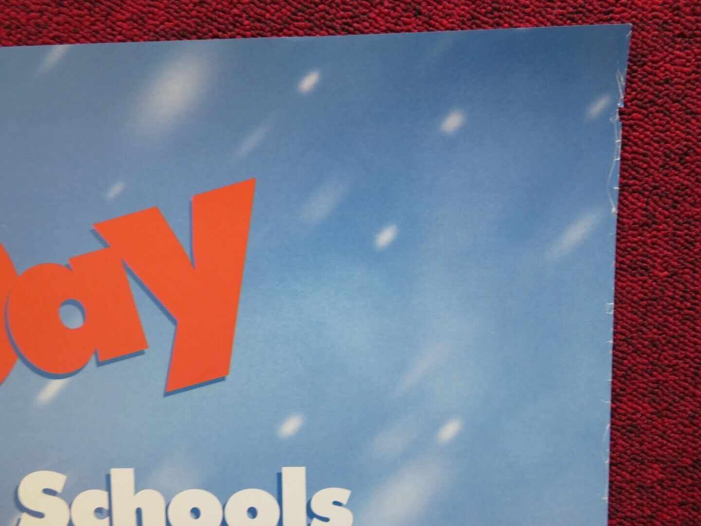 SNOW DAY US ONE SHEET ROLLED POSTER CHRIS ELLIOT CHEVY CHASE 2000 Movie posters