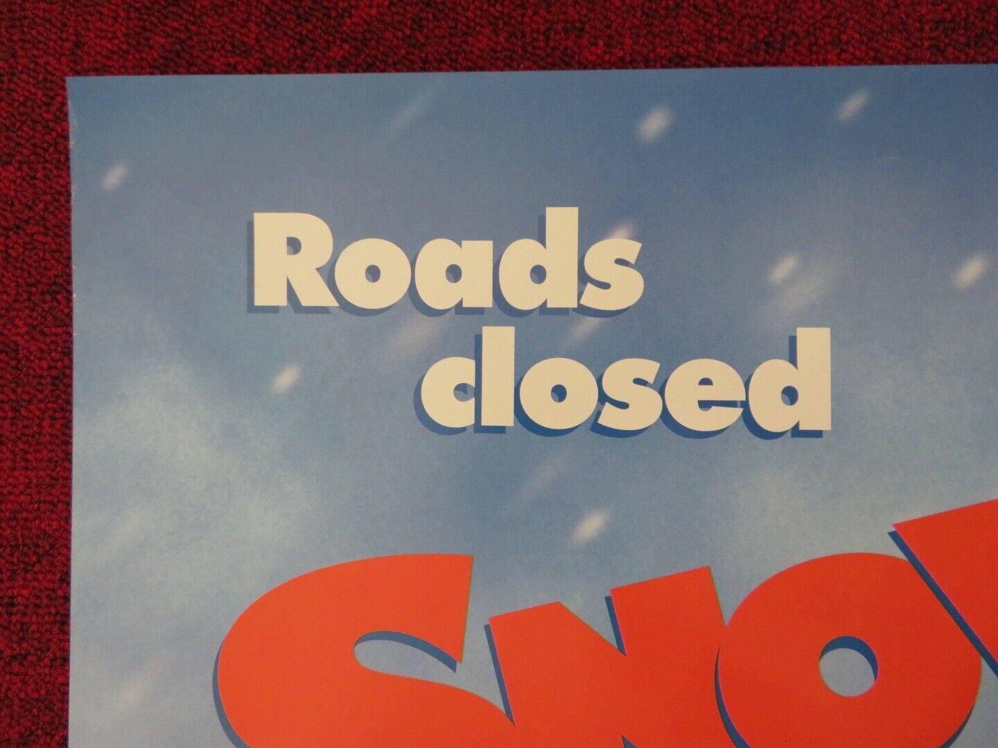 SNOW DAY US ONE SHEET ROLLED POSTER CHRIS ELLIOT CHEVY CHASE 2000 Movie posters