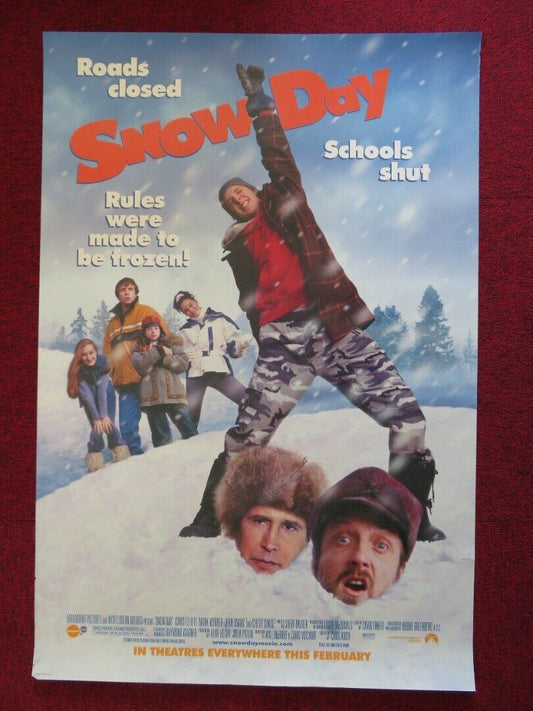 SNOW DAY US ONE SHEET ROLLED POSTER CHRIS ELLIOT CHEVY CHASE 2000 Movie posters