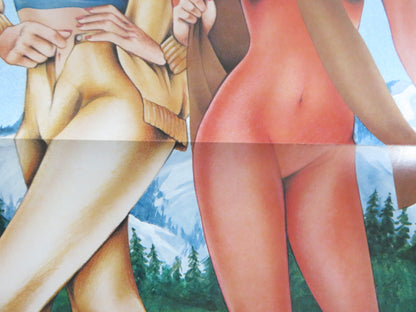 SNOW HONEYS US TRI FOLDED ONE SHEET ROLLED POSTER KANDI BARBOUR J. BAXTER 1982 Rendezvous Cinema Movie posters