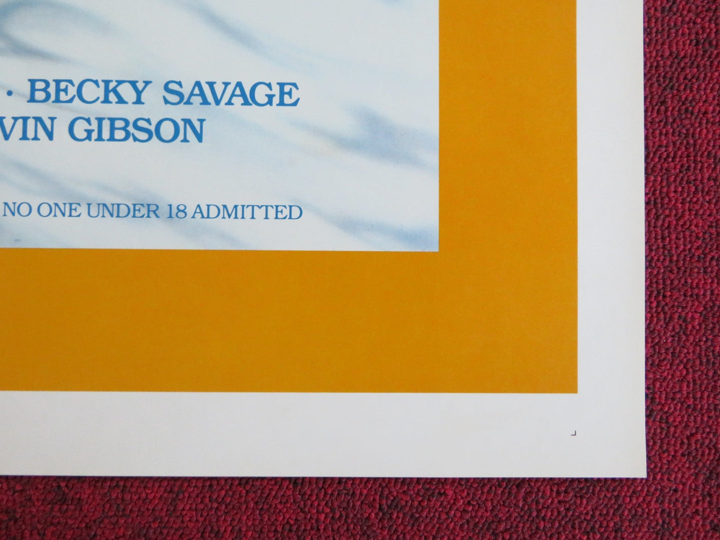 SNOW HONEYS US TRI FOLDED ONE SHEET ROLLED POSTER KANDI BARBOUR J. BAXTER 1982 Rendezvous Cinema Movie posters