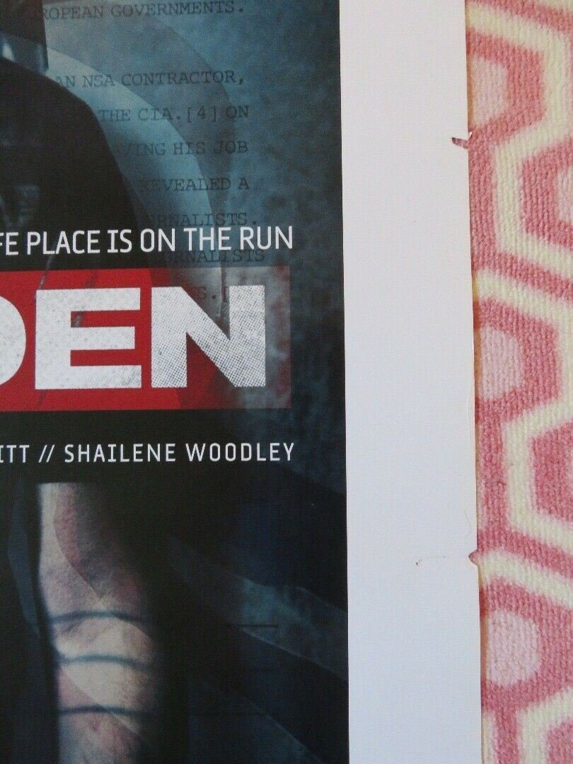 SNOWDEN US ONE SHEET ROLLED POSTER JOSEPH GORDON-LEVITT 2016 - Rendezvous Cinema