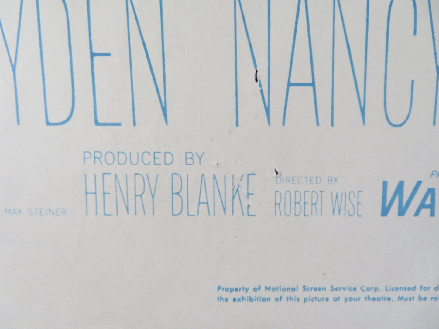 SO BIG US INSERT (14"x 36") POSTER JANE WYMAN STERLIN HAYDEN 1953 Rendezvous Cinema Movie posters