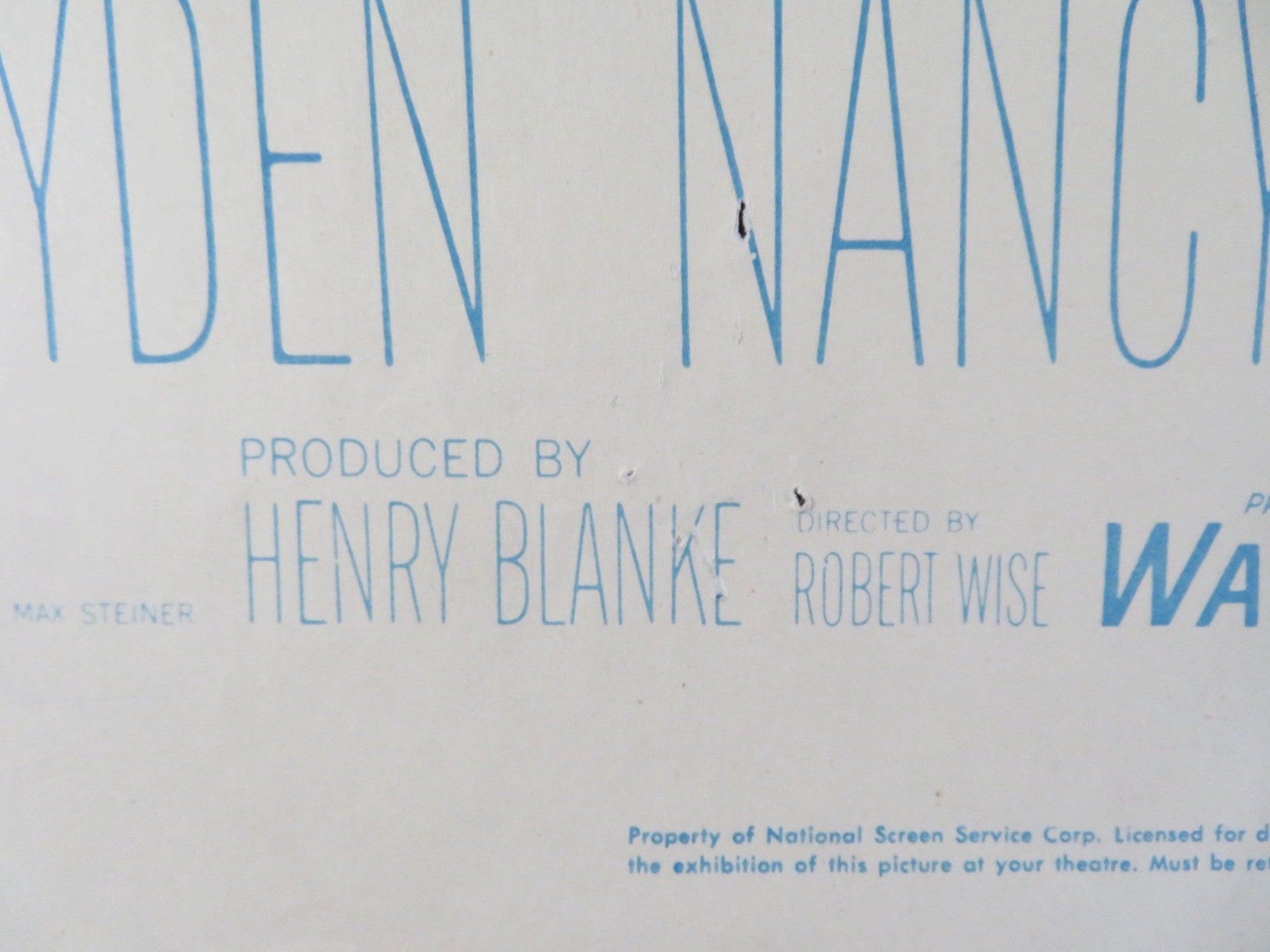 SO BIG US INSERT (14"x 36") POSTER JANE WYMAN STERLIN HAYDEN 1953 Rendezvous Cinema Movie posters