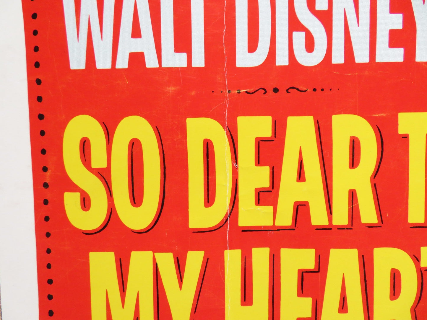 SO DEAR TO MY HEART US HALF SHEET (22"x 28") POSTER DISNEY BURL IVES BONDI 1964 Rendezvous Cinema Movie posters