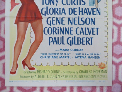 SO THIS IS PARIS US INSERT (14"x 36") POSTER GENE NELSON TONY CURTIS 1954 - Rendezvous Cinema