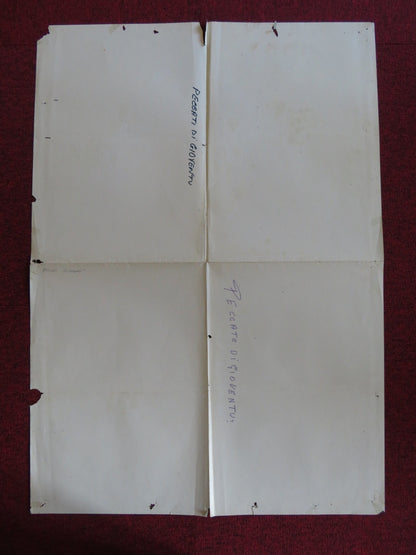 SO YOUNG, SO LOVELY, SO VICIOUS.... ITALIAN FOGLIO POSTER GLORIA DAGMAR 1975 Rendezvous Cinema Movie posters