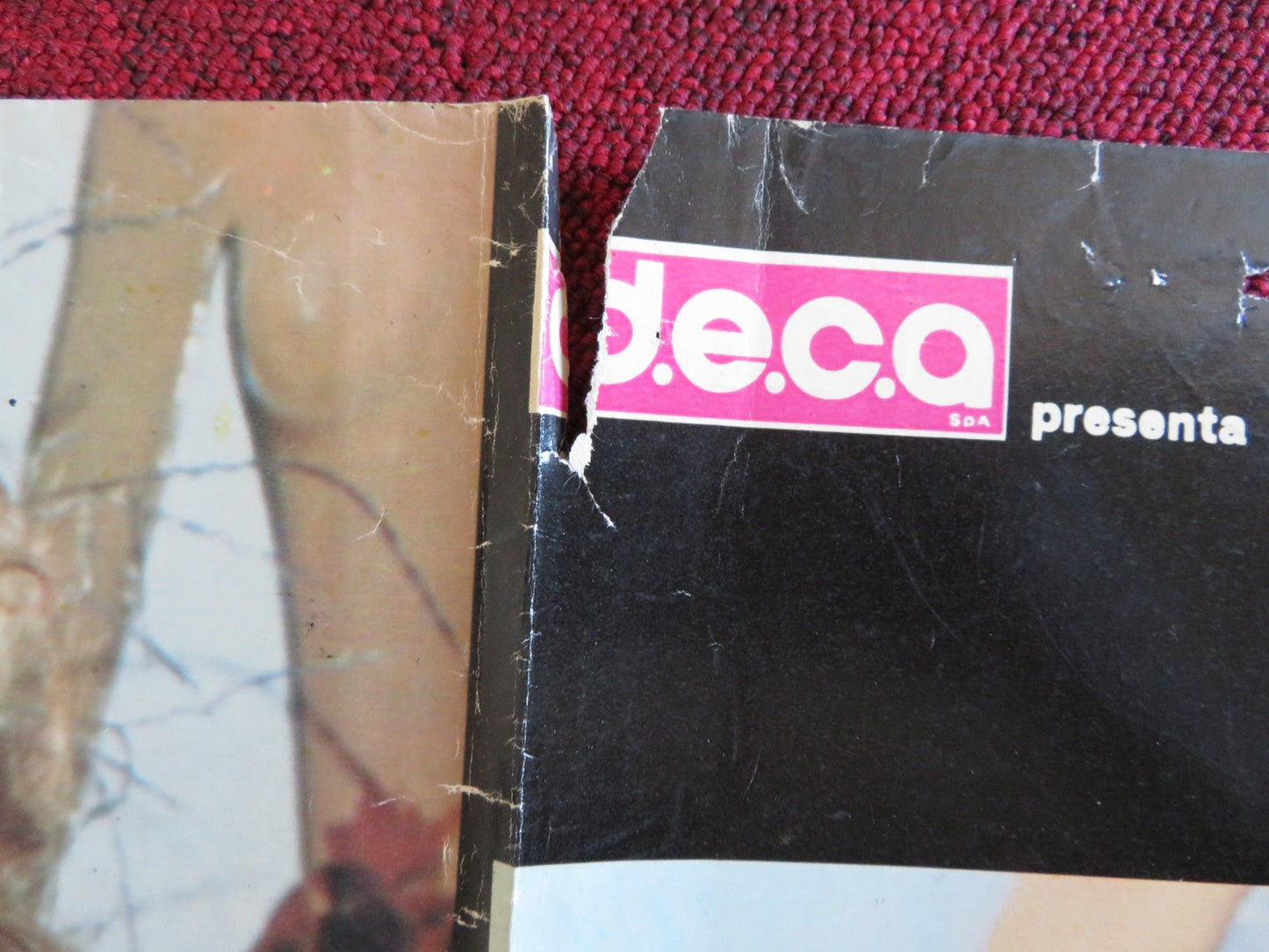 SO YOUNG, SO LOVELY, SO VICIOUS.... ITALIAN FOGLIO POSTER GLORIA DAGMAR 1975 Rendezvous Cinema Movie posters