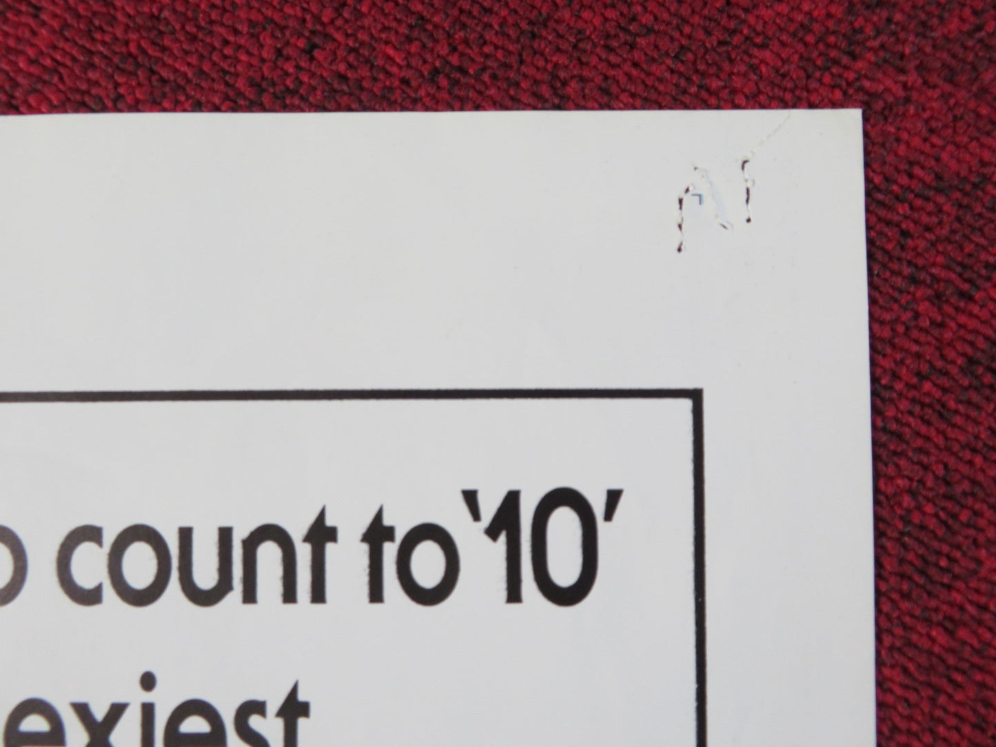 S.O.B FOLDED US ONE SHEET POSTER JULIE ANDREWS WILLIAM HOLDEN 1981 Rendezvous Cinema Movie posters