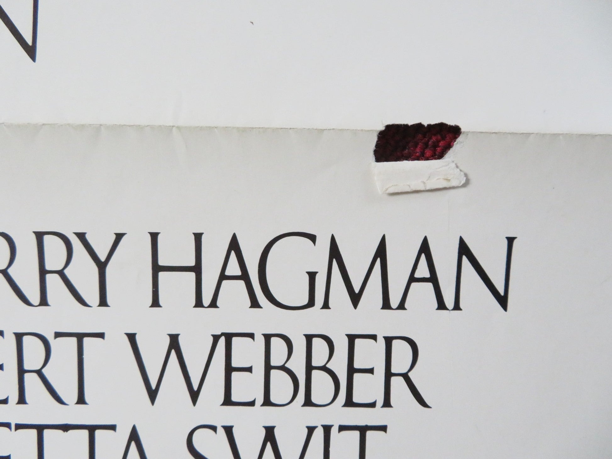 S.O.B FOLDED US ONE SHEET POSTER JULIE ANDREWS WILLIAM HOLDEN 1981 Rendezvous Cinema Movie posters