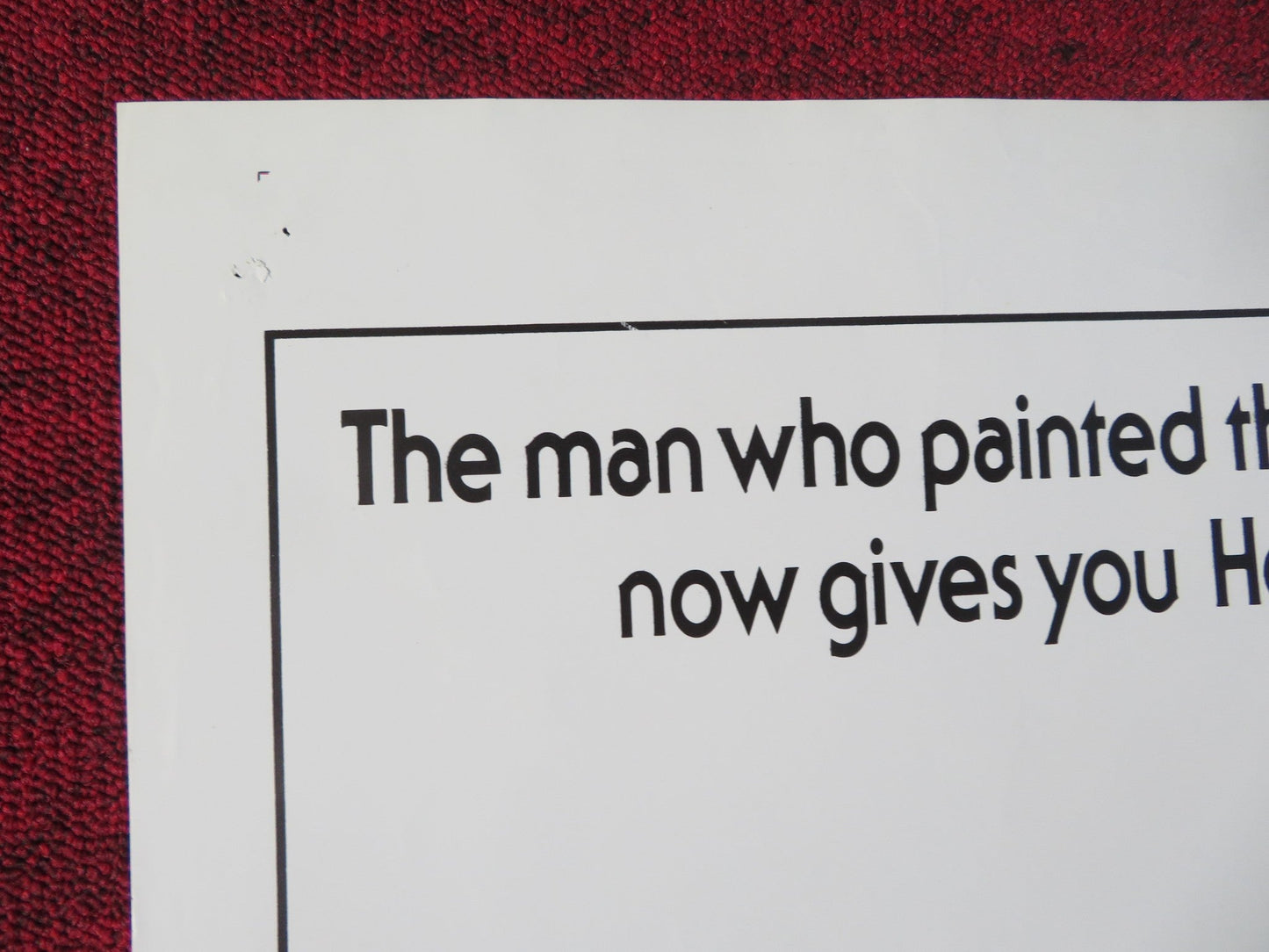 S.O.B FOLDED US ONE SHEET POSTER JULIE ANDREWS WILLIAM HOLDEN 1981 Rendezvous Cinema Movie posters