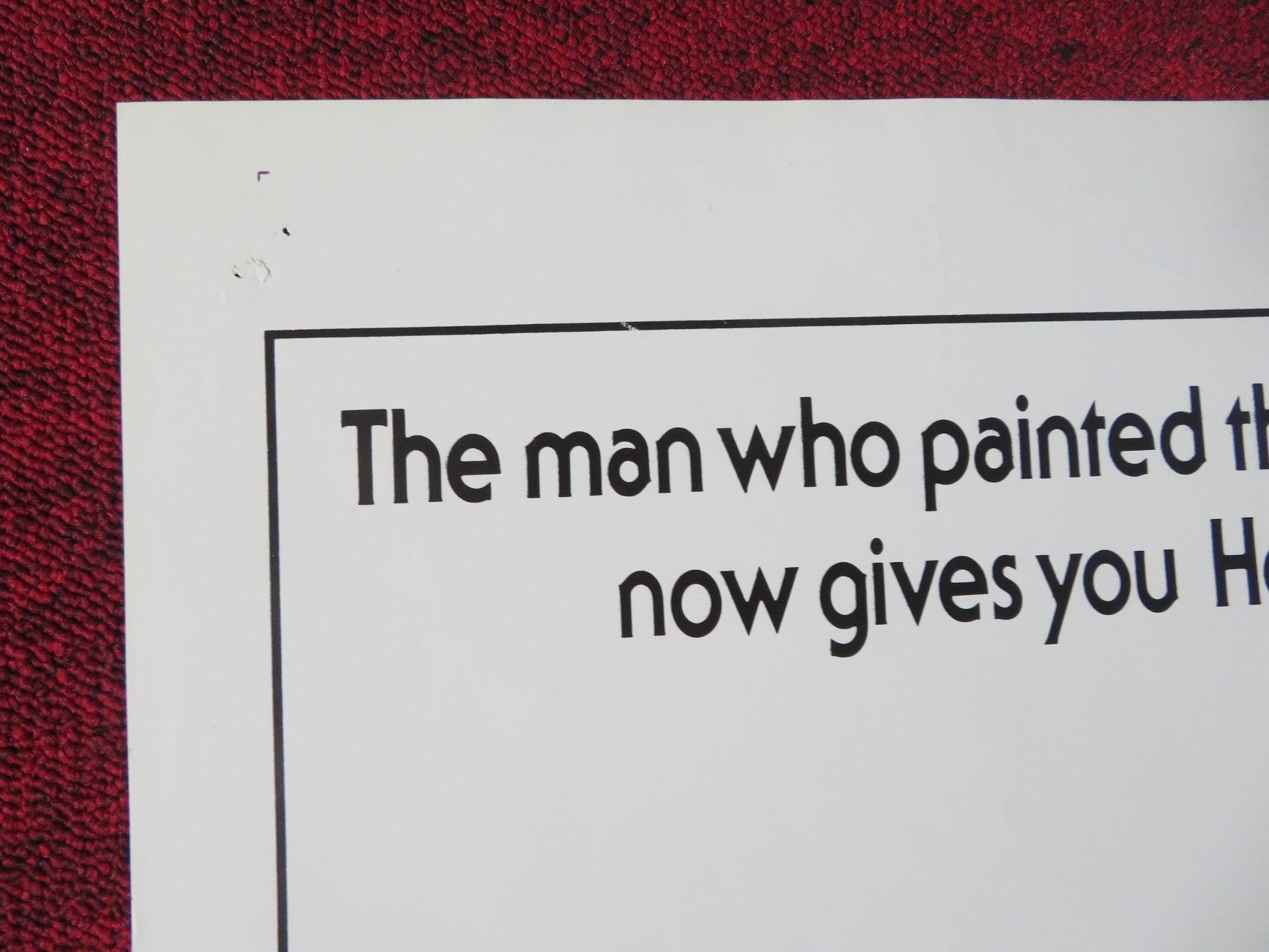 S.O.B FOLDED US ONE SHEET POSTER JULIE ANDREWS WILLIAM HOLDEN 1981 Rendezvous Cinema Movie posters