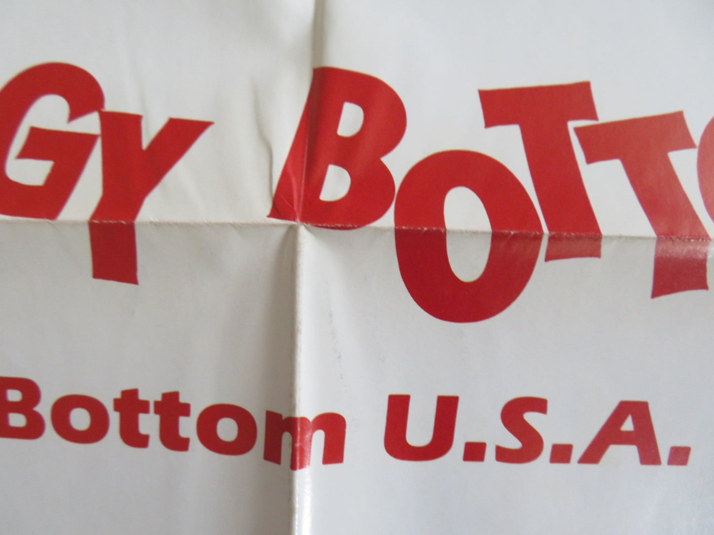 SOGGY BOTTOM U.S.A - STYLE B FOLDED US ONE SHEET POSTER BEN JOHNSON 1981 Rendezvous Cinema Movie posters