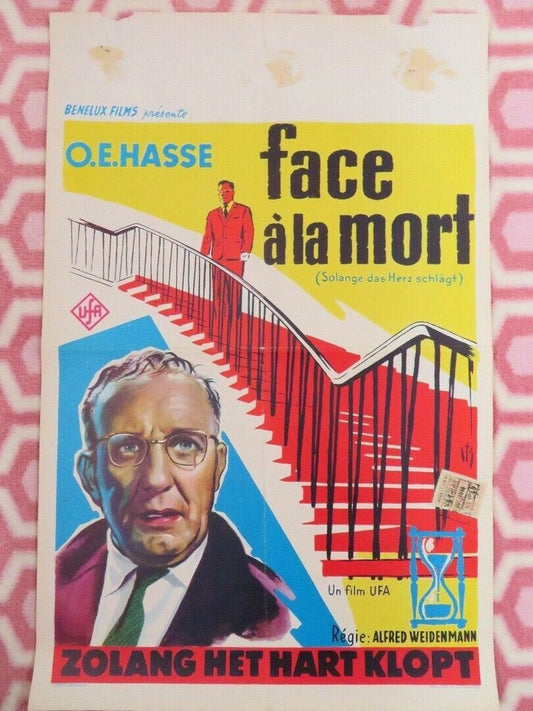 SOLANGE DAS HERZ SCHLAGT/ AS LONG AS THE HEARTSTILL BELGIUM (21.5"x 14") POSTER Movie posters