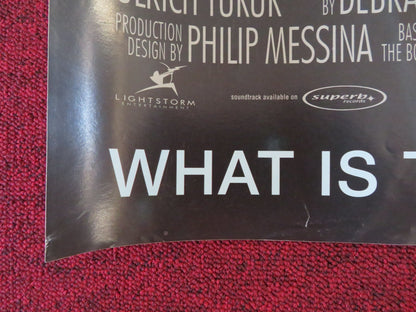 SOLARIS UK QUAD (30"x 40") ROLLED POSTER GEORGE CLOONEY NATASCHA MCELHONE 2002 Rendezvous Cinema Movie posters