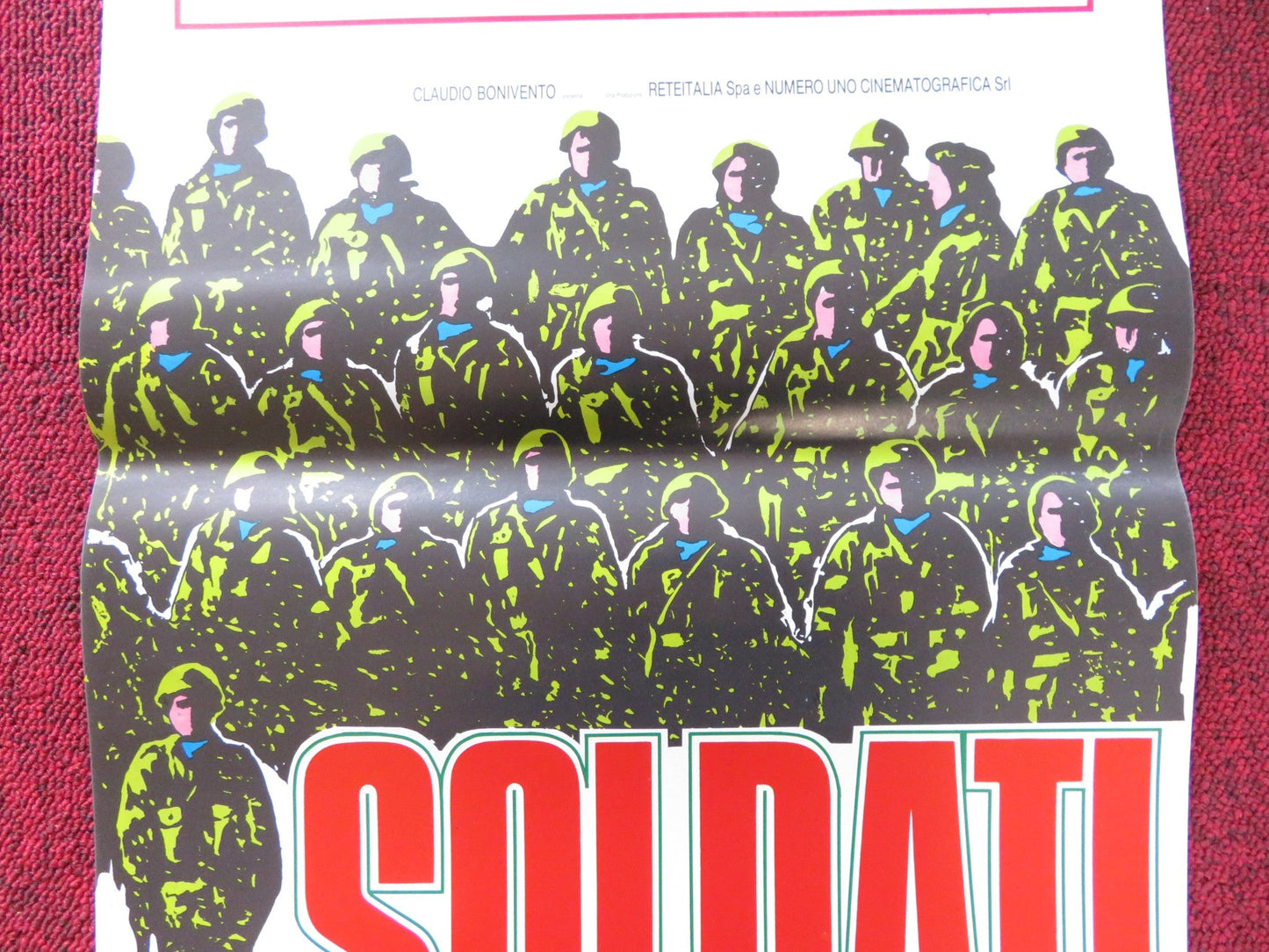 SOLDATI 365 ALL ALBA ITALIAN LOCANDINA POSTER CLAUDIO AMENDOLA M. DAPPORTO 1987 Rendezvous Cinema Movie posters