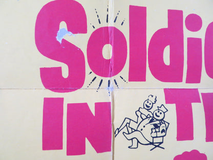 SOLDIER IN THE RAIN FOLDED US ONE SHEET POSTER JACKIE GLEASON STEVE MCQUEEN 1963 Rendezvous Cinema Movie posters