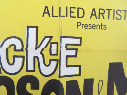 SOLDIER IN THE RAIN FOLDED US ONE SHEET POSTER JACKIE GLEASON STEVE MCQUEEN 1963 Rendezvous Cinema Movie posters