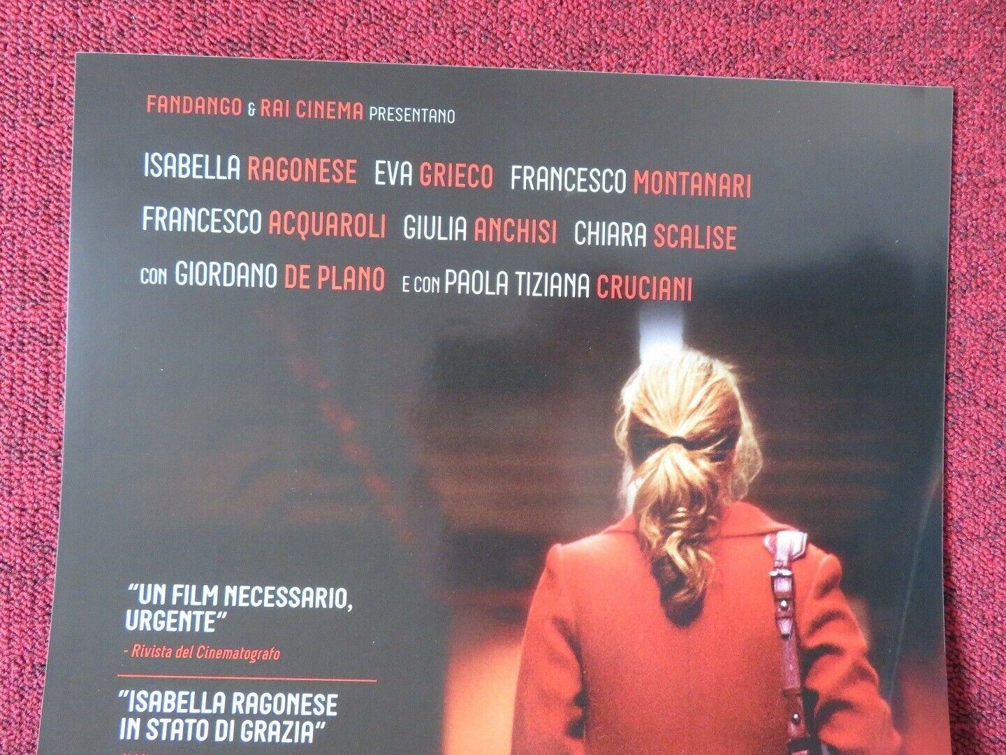 SOLE CUORE AMORE ITALIAN LOCANDINA (26.5"x12.5") POSTER ISABELLA RAGONESE 2016 Movie posters