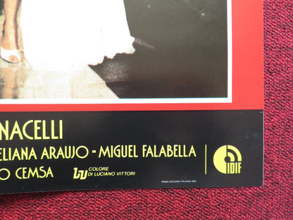 SOLE NUDO - A ITALIAN FOTOBUSTA POSTER DAVID BRANDON TANIA ALVES 1984 Rendezvous Cinema Movie posters