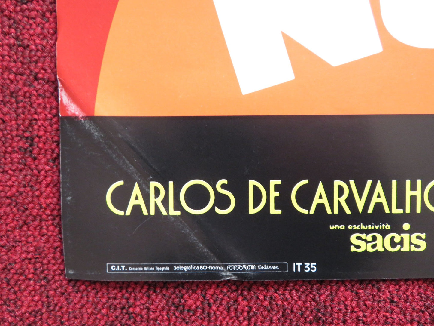 SOLE NUDO - A ITALIAN FOTOBUSTA POSTER DAVID BRANDON TANIA ALVES 1984 Rendezvous Cinema Movie posters