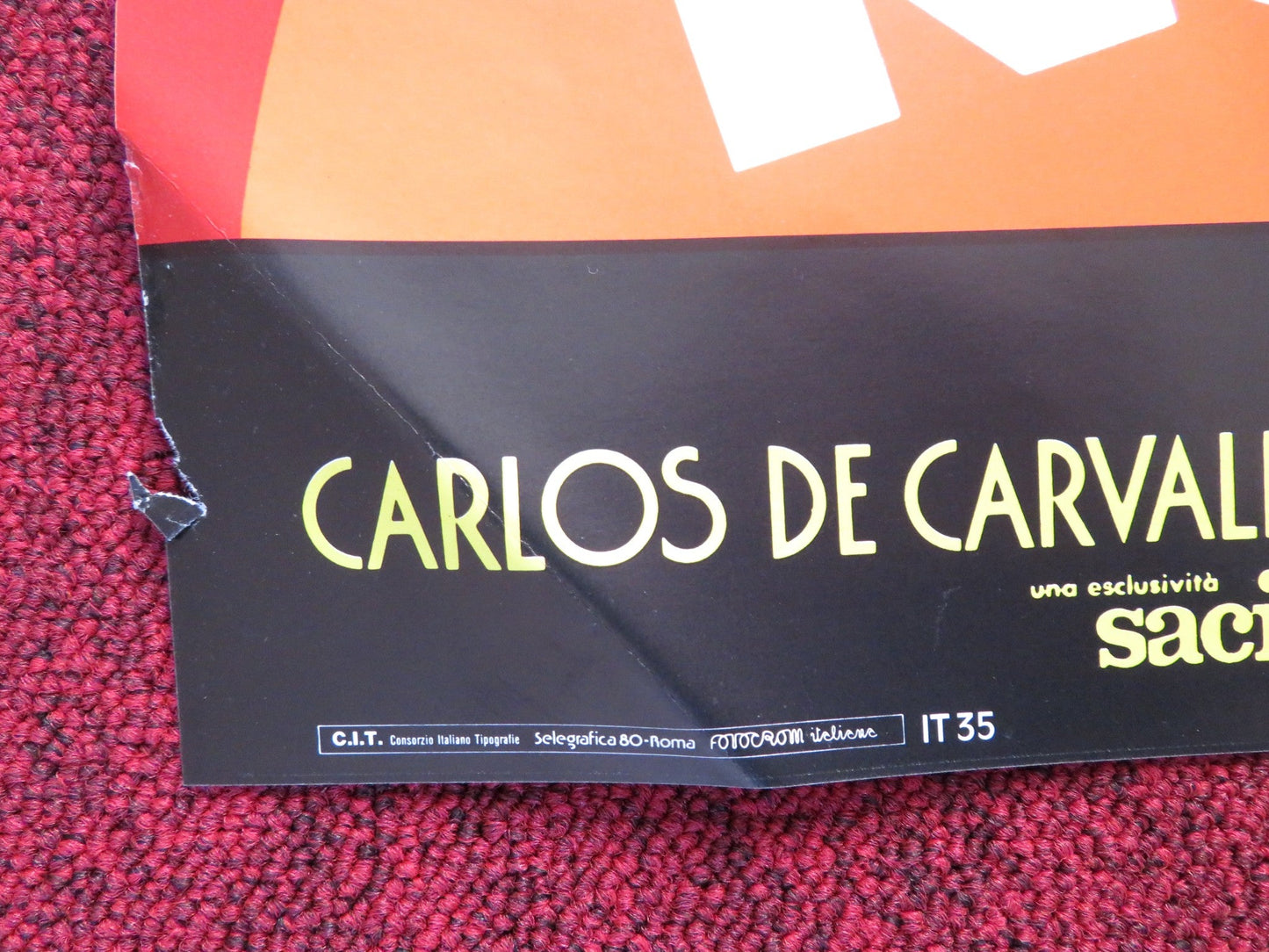 SOLE NUDO - C ITALIAN FOTOBUSTA POSTER DAVID BRANDON TANIA ALVES 1984 Rendezvous Cinema Movie posters