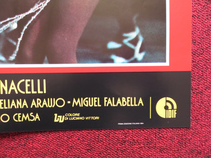 SOLE NUDO - D ITALIAN FOTOBUSTA POSTER DAVID BRANDON TANIA ALVES 1984 Rendezvous Cinema Movie posters