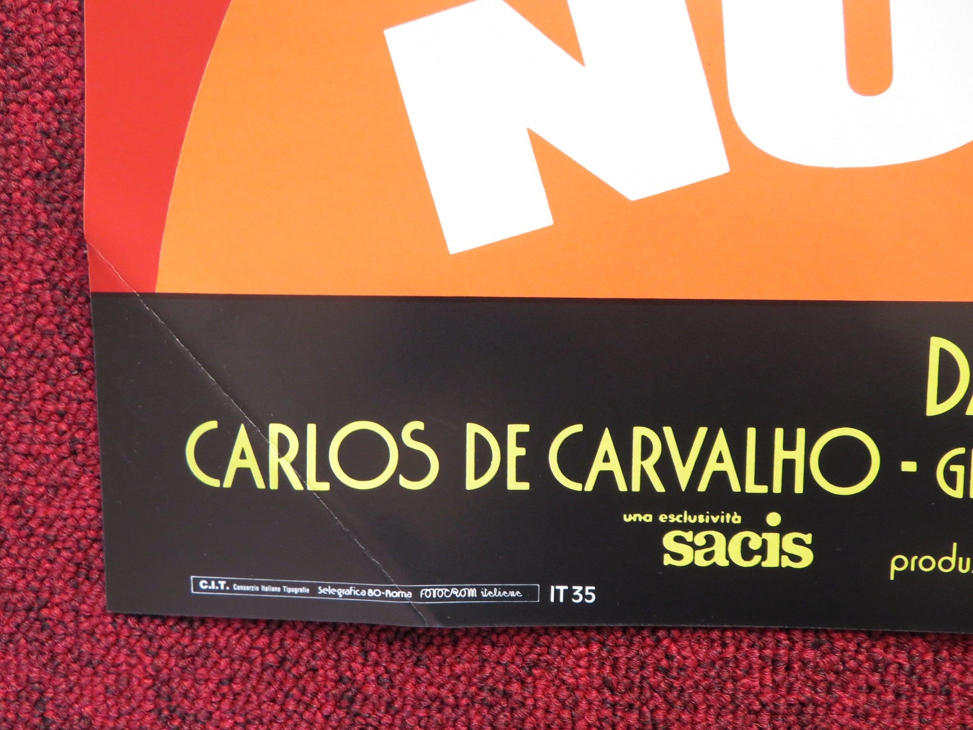 SOLE NUDO - D ITALIAN FOTOBUSTA POSTER DAVID BRANDON TANIA ALVES 1984 Rendezvous Cinema Movie posters