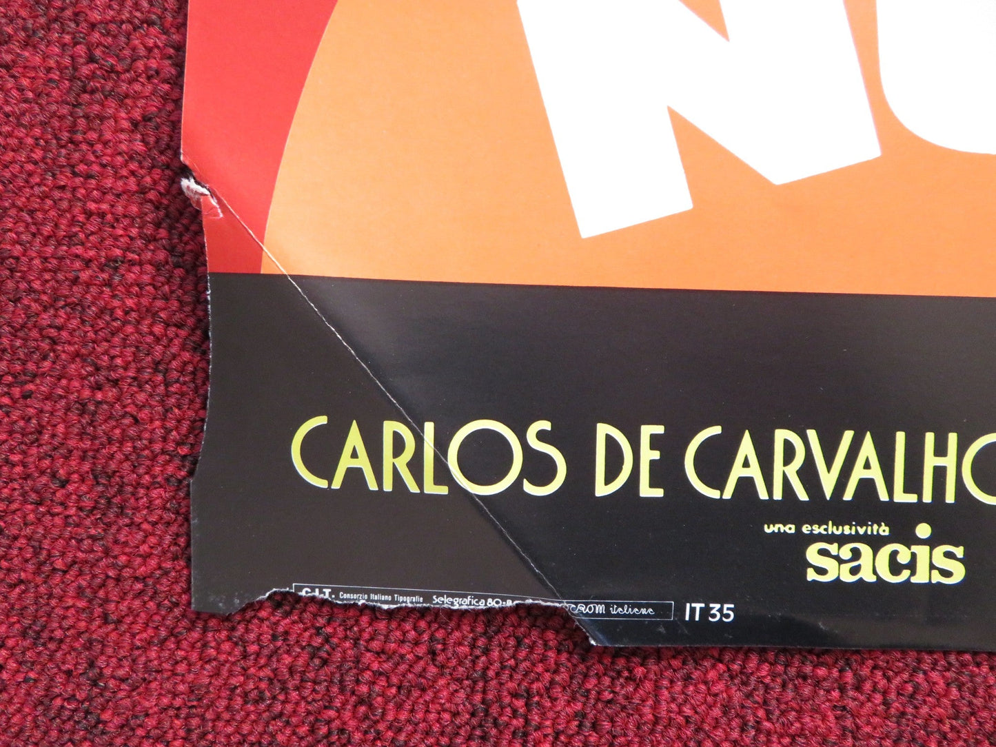 SOLE NUDO - F ITALIAN FOTOBUSTA POSTER DAVID BRANDON TANIA ALVES 1984 Rendezvous Cinema Movie posters