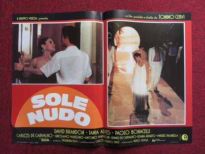 SOLE NUDO - F ITALIAN FOTOBUSTA POSTER DAVID BRANDON TANIA ALVES 1984 Rendezvous Cinema Movie posters