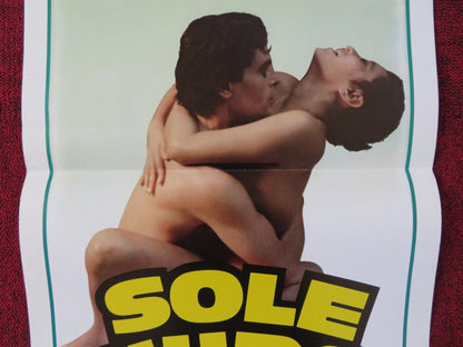 SOLE NUDO / THE NAKED SUN ITALIAN LOCANDINA POSTER DAVID BRANDON T. ALVES 1984 Rendezvous Cinema Movie posters