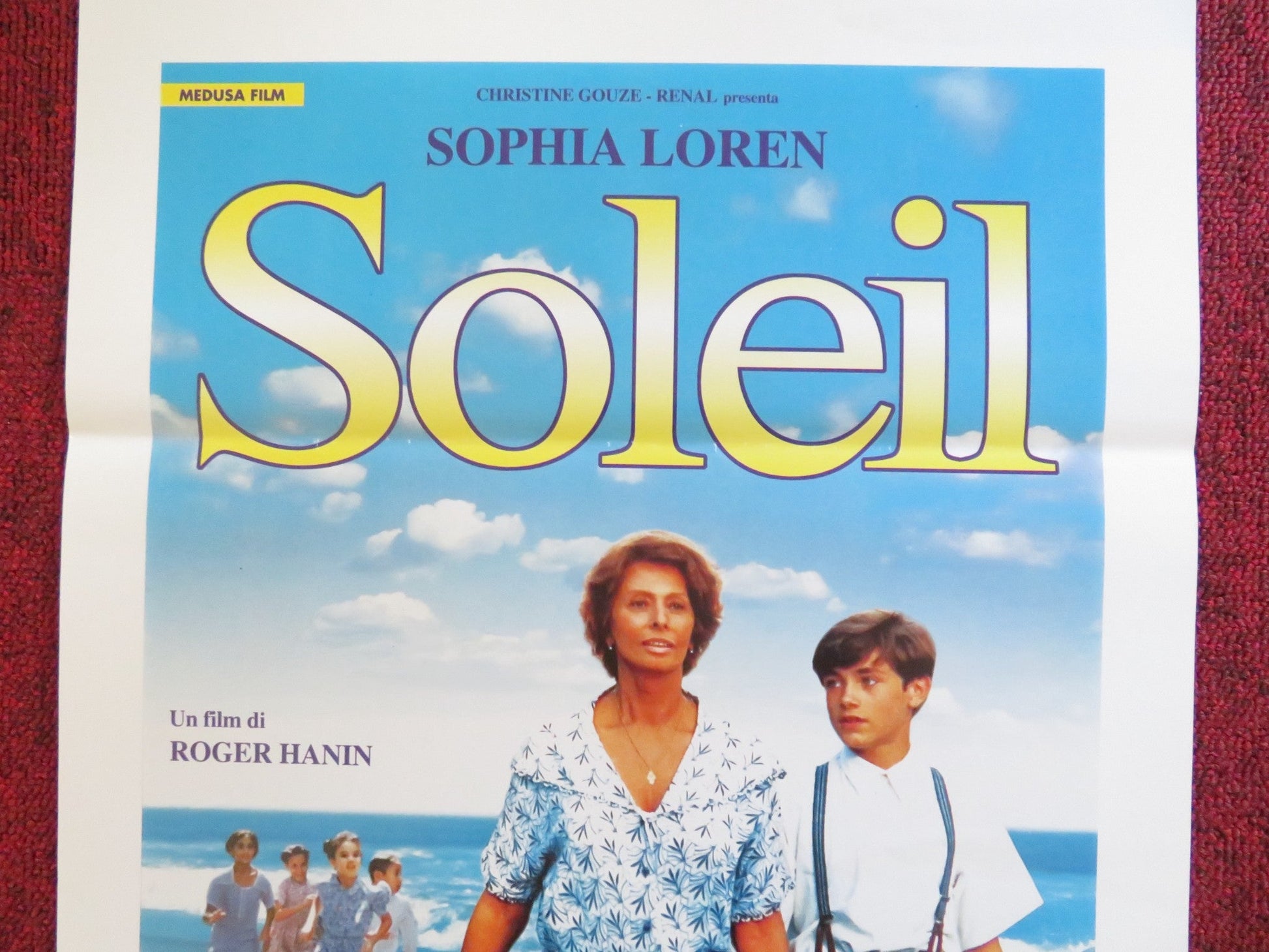 SOLEIL ITALIAN LOCANDINA POSTER SOPHIA LOREN PHILIPPE NOIRET 1997 Rendezvous Cinema Movie posters