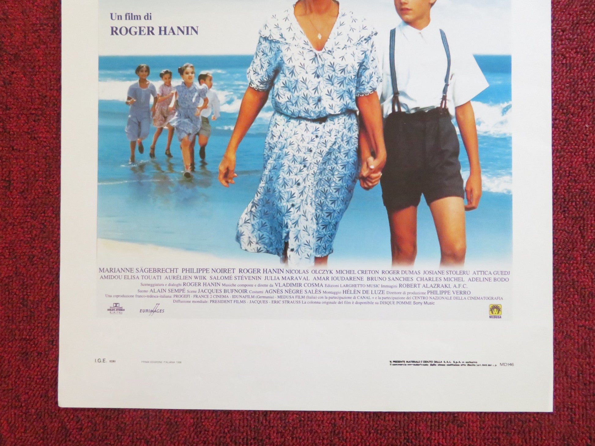 SOLEIL ITALIAN LOCANDINA POSTER SOPHIA LOREN PHILIPPE NOIRET 1997 Rendezvous Cinema Movie posters