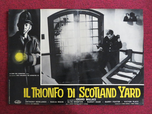 SOLO FOR SPARROW - C ITALIAN FOTOBUSTA POSTER ANTHONY NEWLANDS GLYN HOUSTON 1962 Rendezvous Cinema Movie posters