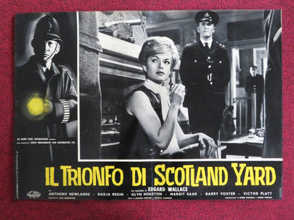 SOLO FOR SPARROW - E ITALIAN FOTOBUSTA POSTER ANTHONY NEWLANDS GLYN HOUSTON 1962 Rendezvous Cinema Movie posters