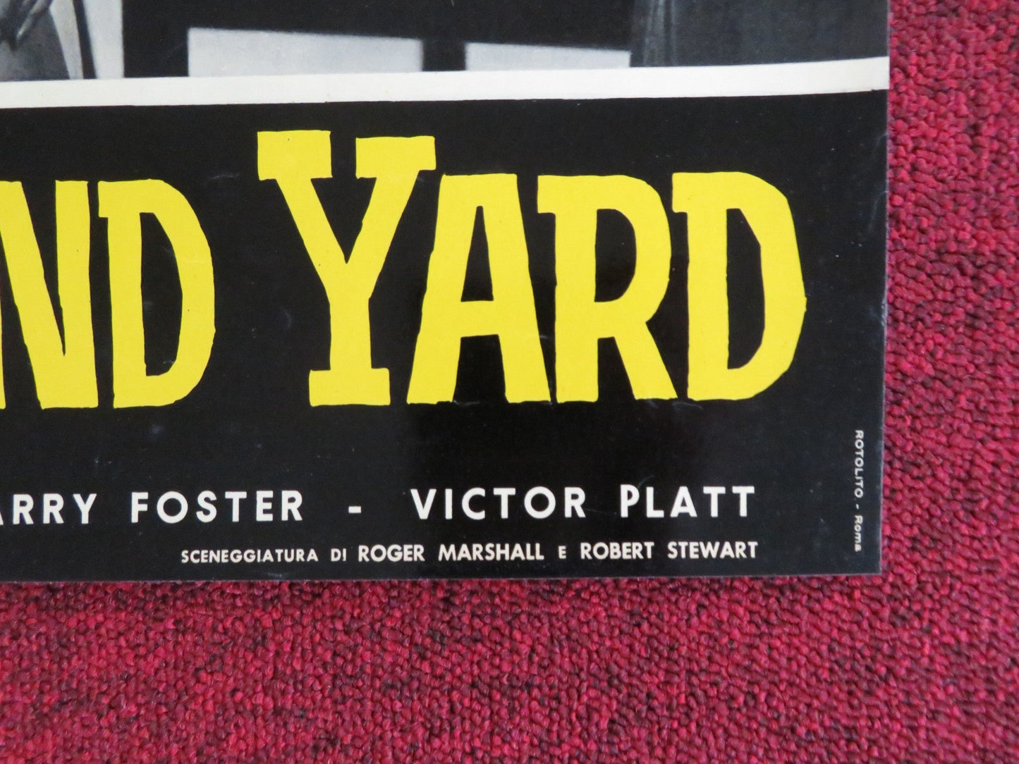 SOLO FOR SPARROW - E ITALIAN FOTOBUSTA POSTER ANTHONY NEWLANDS GLYN HOUSTON 1962 Rendezvous Cinema Movie posters