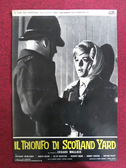 SOLO FOR SPARROW - F ITALIAN FOTOBUSTA POSTER ANTHONY NEWLANDS GLYN HOUSTON 1962 Rendezvous Cinema Movie posters