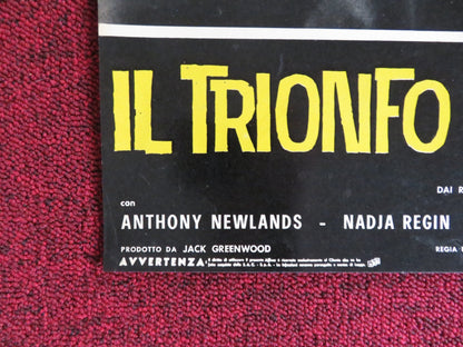 SOLO FOR SPARROW - F ITALIAN FOTOBUSTA POSTER ANTHONY NEWLANDS GLYN HOUSTON 1962 Rendezvous Cinema Movie posters