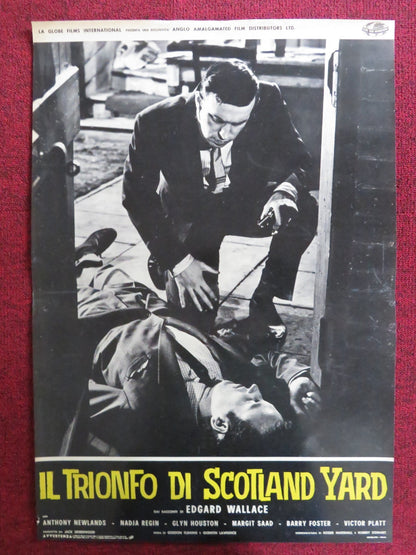 SOLO FOR SPARROW - G ITALIAN FOTOBUSTA POSTER ANTHONY NEWLANDS GLYN HOUSTON 1962 Rendezvous Cinema Movie posters