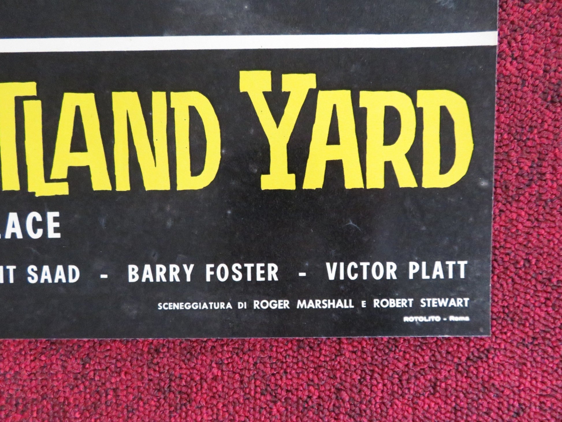 SOLO FOR SPARROW - G ITALIAN FOTOBUSTA POSTER ANTHONY NEWLANDS GLYN HOUSTON 1962 Rendezvous Cinema Movie posters