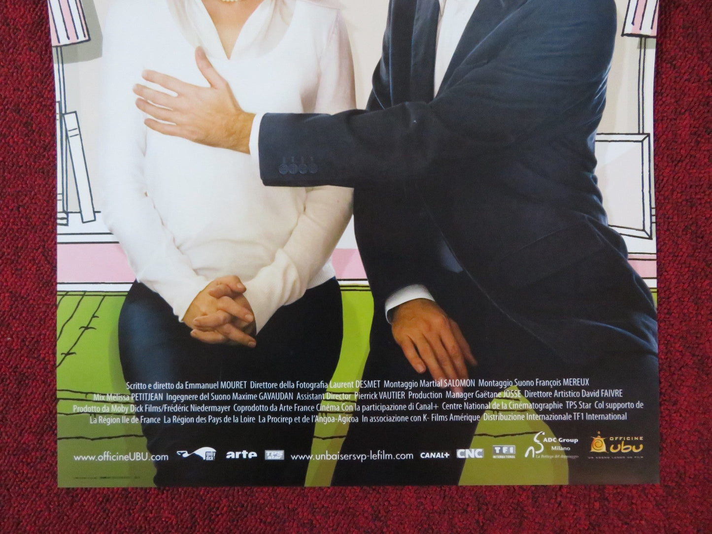 SOLO UN BACIO PER FAVORE ITALIAN LOCANDINA POSTER VIRGINIE LEDOYEN 2007 Rendezvous Cinema Movie posters