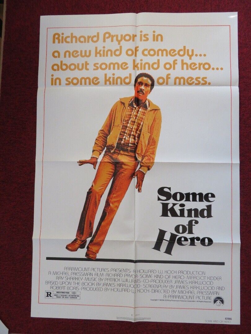 SOME KIND OF HERO FOLDED US ONE SHEET POSTER RICHARD PRYOR MARGOT KIDDER 1982 Movie posters