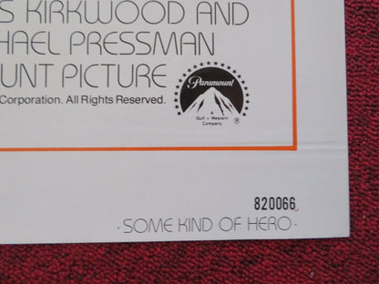 SOME KIND OF HERO FOLDED US ONE SHEET POSTER RICHARD PRYOR MARGOT KIDDER 1982 Movie posters