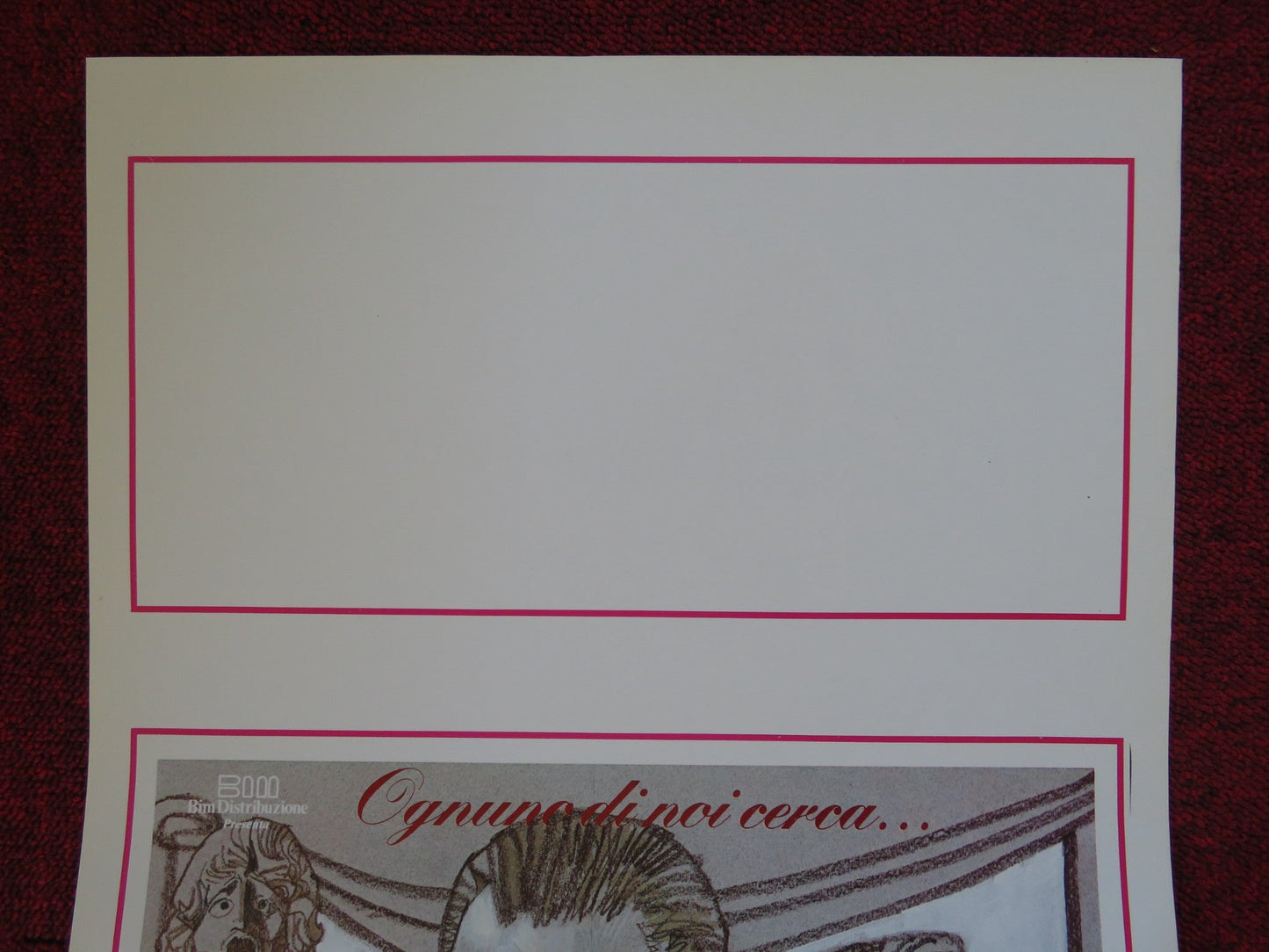 SOMEONE TO LOVE ITALIAN LOCANDINA (27.5"x13") POSTER ORSON WELLES H. JAGLOM 1988 Rendezvous Cinema Movie posters